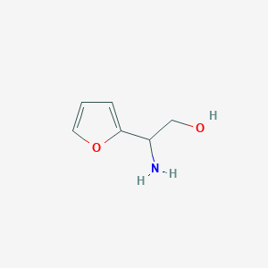 molecular formula C6H9NO2 B3028688 2-呋喃乙醇，β-氨基- CAS No. 2745-24-6