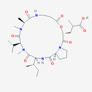 molecular formula C30H49N5O9 B3028690 毁灭素 D CAS No. 27482-50-4