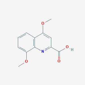 molecular formula C12H11NO4 B3028702 4,8-Dimethoxyquinoline-2-carboxylic acid CAS No. 28027-15-8