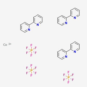 molecular formula C30H24CoF18N6P3 B3028708 三(2,2'-联吡啶)钴(III) 三(六氟磷酸盐) CAS No. 28277-53-4