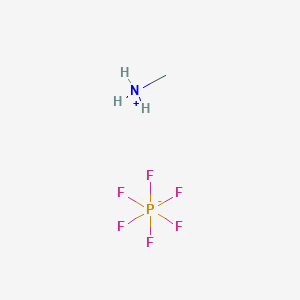 molecular formula CH6F6NP B3028709 甲基氮杂鎓；六氟磷酸盐 CAS No. 28302-50-3