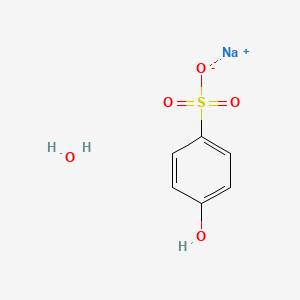 molecular formula C6H6NaO4S B3028714 Sodium 4-hydroxybenzenesulfonate hydrate CAS No. 28469-73-0