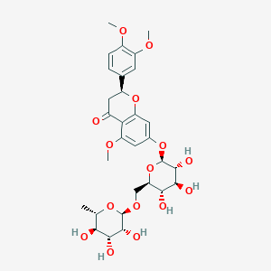 molecular formula C30H38O15 B3028717 5,3'-二甲基橙皮苷 CAS No. 28719-21-3