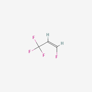 molecular formula C3H2F4 B3028725 1-Propene, 1,3,3,3-tetrafluoro-, (1Z)- CAS No. 29118-25-0