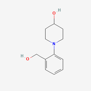 molecular formula C12H17NO2 B3028726 1-[2-(Hydroxymethyl)phenyl]-4-piperidinol CAS No. 291544-82-6