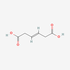 molecular formula C6H8O4 B3028728 3-Hexenedioic acid CAS No. 29311-53-3
