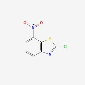 molecular formula C7H3ClN2O2S B3028730 2-Chloro-7-nitrobenzo[d]thiazole CAS No. 2942-22-5