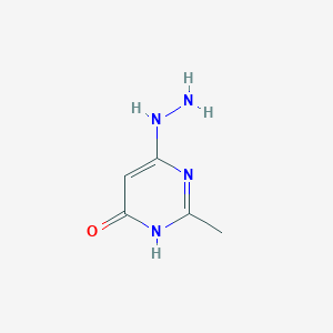 molecular formula C5H8N4O B3028735 6-Hydrazinyl-2-methylpyrimidin-4-OL CAS No. 29939-38-6