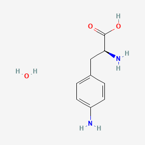 molecular formula C9H14N2O3 B3028744 4-Amino-L-phenylalanine hydrate CAS No. 304671-92-9