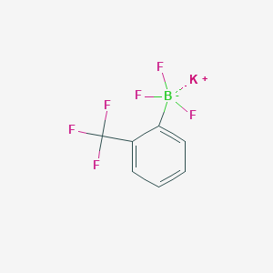 molecular formula C7H4BF6K B3028748 Potassium 2-(trifluoromethyl)phenyltrifluoroborate CAS No. 30678-36-5