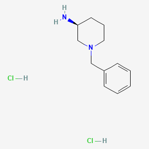 molecular formula C12H20Cl2N2 B3028750 (S)-1-Benzylpiperidin-3-amine dihydrochloride CAS No. 307532-02-1