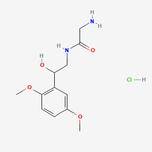 molecular formula C12H19ClN2O4 B3028752 Midodrine hydrochloride CAS No. 3092-17-9