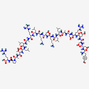 molecular formula C103H180N32O30 B3028753 (Tyr0)-prepro-atrial natriuretic factor (104-123) (human) CAS No. 309245-24-7