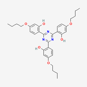 molecular formula C33H39N3O6 B3028757 2,4,6-Tri(4'-butoxy-2'-hydroxyphenyl)-triazine CAS No. 3135-19-1