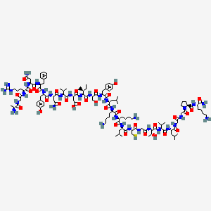 molecular formula C123H198N34O33S B3028763 前组织蛋白酶 B (26-50)（大鼠） CAS No. 317331-27-4