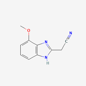 molecular formula C10H9N3O B3028764 2-(Cyanomethyl)-4-methoxybenzimidazole CAS No. 317817-41-7