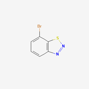molecular formula C6H3BrN2S B3028768 7-溴苯并[d][1,2,3]噻二唑 CAS No. 31860-03-4