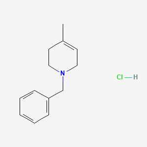 molecular formula C13H18ClN B3028772 1-Benzyl-4-methyl-1,2,3,6-tetrahydropyridine hydrochloride CAS No. 32018-57-8