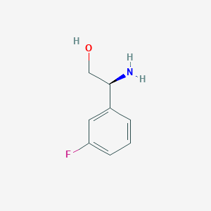 molecular formula C8H10FNO B3028787 (S)-2-Amino-2-(3-fluorophenyl)ethanol CAS No. 325152-98-5