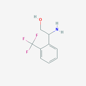 molecular formula C9H10F3NO B3028789 2-Amino-2-[2-(trifluoromethyl)phenyl]ethanol CAS No. 325153-01-3