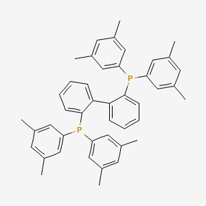 molecular formula C44H44P2 B3028790 [2-[2-Bis(3,5-dimethylphenyl)phosphanylphenyl]phenyl]-bis(3,5-dimethylphenyl)phosphane CAS No. 325773-62-4