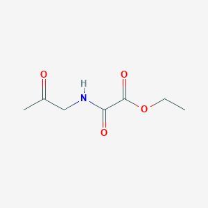 Ethyl oxo[(2-oxopropyl)amino]acetate
