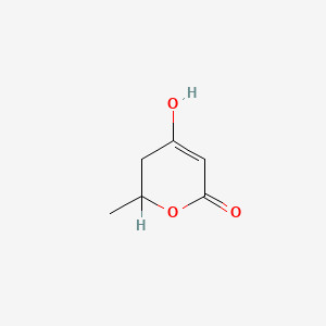molecular formula C6H8O3 B3028800 5,6-Dihydro-4-hydroxy-6-methyl-2H-pyran-2-one CAS No. 33177-29-6