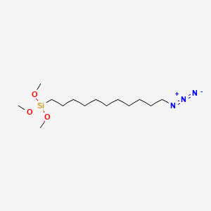 molecular formula C14H31N3O3Si B3028806 (11-Azidoundecyl)trimethoxysilane CAS No. 334521-23-2