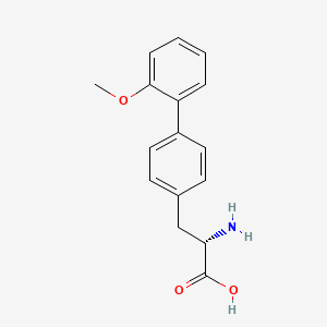 molecular formula C16H17NO3 B3028815 4-(2-甲氧基苯基)-L-苯丙氨酸 CAS No. 340292-00-4