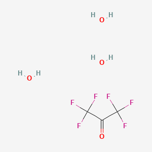 molecular formula C3H6F6O4 B3028817 Hexafluoroacetone trihydrate CAS No. 34202-69-2
