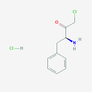 molecular formula C10H13Cl2NO B3028821 H-Phe-chloromethylketone hcl CAS No. 34351-19-4