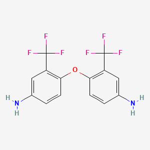 molecular formula C14H10F6N2O B3028823 4,4'-氧双(3-(三氟甲基)苯胺) CAS No. 344-48-9