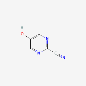 molecular formula C5H3N3O B3028826 5-Hydroxypyrimidine-2-carbonitrile CAS No. 345642-86-6