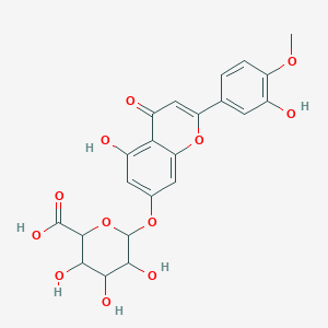 molecular formula C22H20O12 B3028834 DiosMetin 7-O-β-D-葡萄糖苷酸 CAS No. 35110-20-4