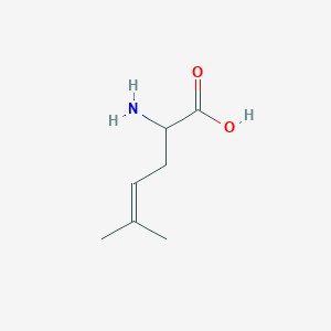 molecular formula C7H13NO2 B3028847 2-Amino-5-methylhex-4-enoic acid CAS No. 3558-31-4