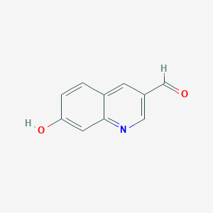 molecular formula C10H7NO2 B3028862 7-Hydroxyquinoline-3-carbaldehyde CAS No. 363135-54-0
