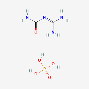 molecular formula C2H9N4O5P B3028872 胍脲磷酸盐 CAS No. 36897-89-9