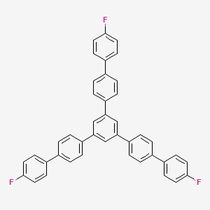 molecular formula C42H27F3 B3028883 1,3,5-Tris(4'-fluorobiphenyl-4-yl)benzene CAS No. 372956-40-6