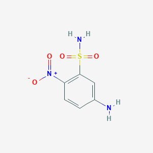 molecular formula C6H7N3O4S B3028892 5-Amino-2-nitrobenzenesulfonamide CAS No. 37559-31-2