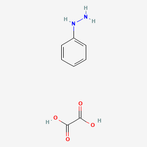 molecular formula C8H10N2O4 B3028895 Ethanedioic acid; phenyldiazane CAS No. 37887-33-5