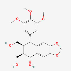 molecular formula C22H26O8 B3028899 Picropodophyllol CAS No. 3811-15-2