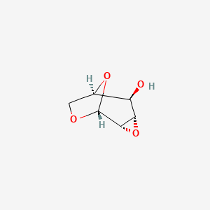 molecular formula C6H8O4 B3028910 1,6:2,3-Dianhydro-beta-d-mannopyranose CAS No. 3868-03-9