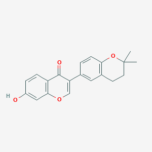 molecular formula C20H18O4 B3028932 异新黄豆素 CAS No. 40357-43-5