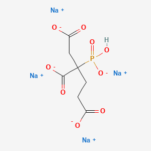 molecular formula C7H11O9P B3028933 四钠盐；2-[羟基(氧化)磷酰基]丁烷-1,2,4-三羧酸盐 CAS No. 40372-66-5