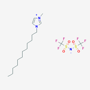 molecular formula C18H31F6N3O4S2 B3028934 1-十二烷基-3-甲基咪唑双(三氟甲磺酰)酰亚胺 CAS No. 404001-48-5