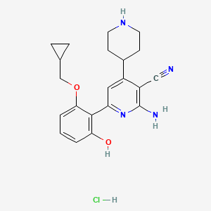 molecular formula C21H25ClN4O2 B3028938 IKK-2 Inhibitor VIII CAS No. 406209-26-5