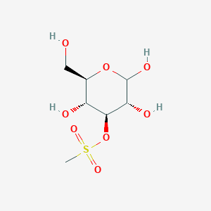 molecular formula C7H14O8S B3028939 3-O-甲磺酰基-D-吡喃葡萄糖 CAS No. 40631-95-6