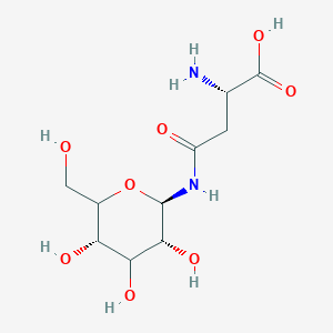 molecular formula C10H18N2O8 B3028950 Nomega-(beta-D-Mannopyranosyl)-L-asparagine CAS No. 41355-52-6