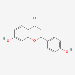 molecular formula C15H12O4 B3028956 4H-1-苯并吡喃-4-酮、2,3-二氢-7-羟基-2-(4-羟基苯基)- CAS No. 41680-09-5