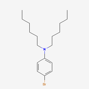 molecular formula C18H30BrN B3028961 4-bromo-N,N-dihexylaniline CAS No. 425604-49-5